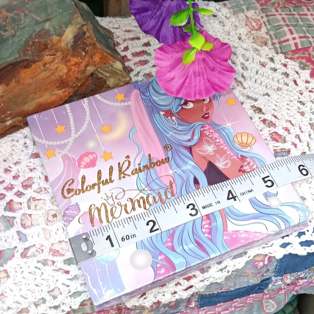 🆕️LAST 1🐙COLORFUL RAINBOW MERMAID 16 COLOR ULTRA PIGMENTED EYESHADOW PALETTE